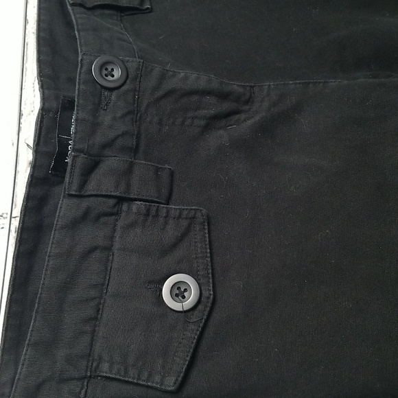 Moda International Y2K Wide Leg Black Pants Size 12 Tall EUC - Picture 3 of 6